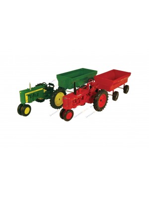 TRACTOR CON REMOLQUE CASE ESCALA 1/16