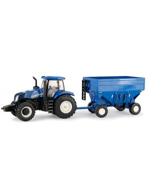 TRACTOR NEW HOLLAND CON REMOLQUE ESC 1:32