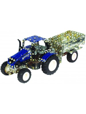 TRONICO TRACTOR NEW HOLLAND CON TRAILER (354 PIEZAS)