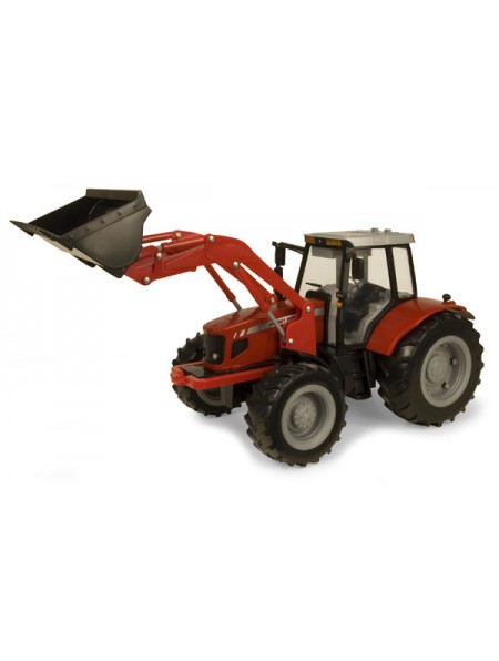 TRACTOR MASSEY FERGUSON CON PALA ESC 1:16 LUCES Y SONIDO TRACTOR MASSEY FERGUSON CON PALA ESC 1:16 LUCES Y SONIDO