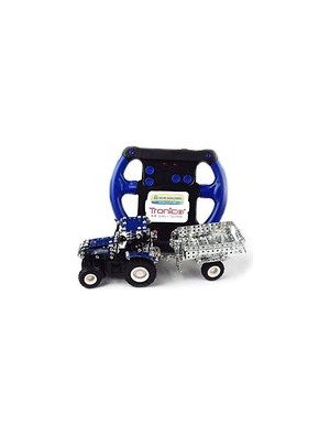 TRONICO TRACTOR NEW HOLLAND CON TRAILER RADIO CONTROL (442 PIEZAS)