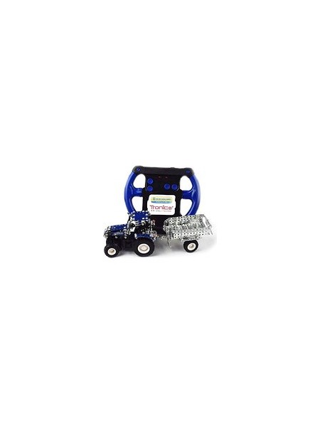 TRONICO TRACTOR NEW HOLLAND CON TRAILER RADIO CONTROL (442 PIEZAS)